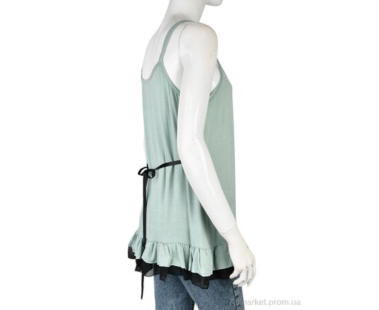 Фотография Майка женская Лето B0146-4 (11372) green (5 шт. р.сетка XL-3XL) "Obuvok" недорого оптом от прямого поставщика, изображение 2