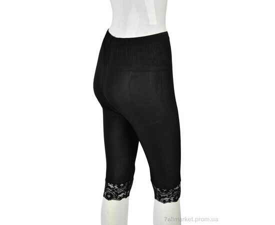 Бриджи женские Лето B0141 (11313) black (6 шт. р.сетка 2XL-3XL) "Obuvok" недорого оптом от прямого поставщика, изображение 2 Фотография Бриджи женские Лето B0141 (11313) black (6 шт. р.сетка 2XL-3XL) "Obuvok" недорого оптом от прямого поставщика, изображение 2