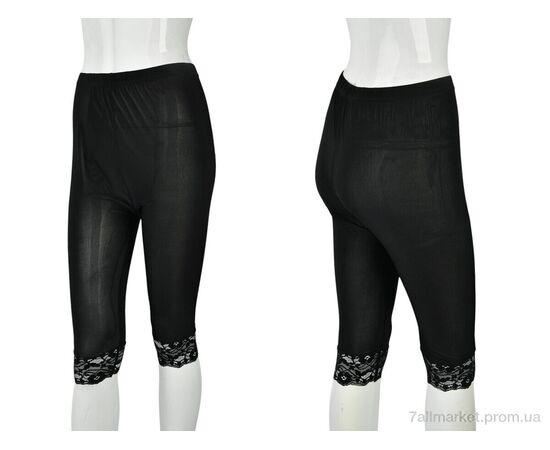Бриджи женские Лето B0141 (11313) black (6 шт. р.сетка 2XL-3XL) "Obuvok" недорого оптом от прямого поставщика, изображение 3 Фотография Бриджи женские Лето B0141 (11313) black (6 шт. р.сетка 2XL-3XL) "Obuvok" недорого оптом от прямого поставщика, изображение 3