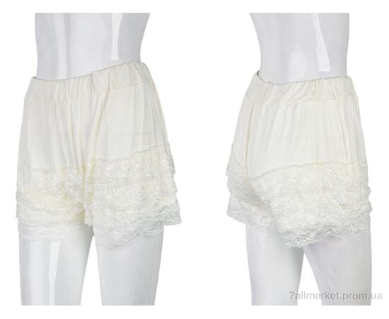 Шорти жіночі Літо B0148-3 beige (6 шт. р.сіткаXL-3XL) "Obuvok" недорого оптом від прямого постачальника, зображення 3