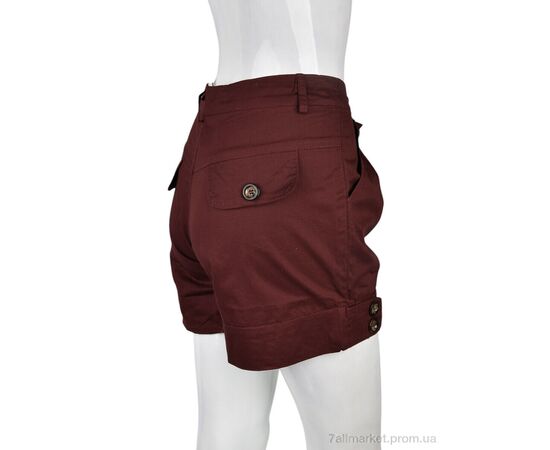 Фотография Шорты женские Лето B0133-2 (11254) bordo (4 шт. р.сетка XL) "Obuvok" недорого оптом от прямого поставщика, изображение 2