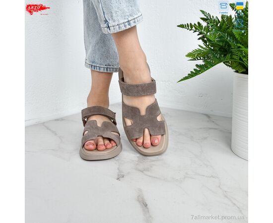 Босоножки женские летние Лето 182 кофе з. (8 пар р.36-41) "ARTO" недорого оптом от прямого поставщика, изображение 3 Фотография Босоножки женские летние Лето 182 кофе з. (8 пар р.36-41) "ARTO" недорого оптом от прямого поставщика, изображение 3