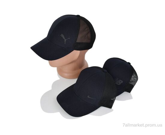 Кепка для мужчин Лето Кепка з накаткою котон з синій mix (5 шт. р.сетка One size) "VIOLA" недорого оптом от прямого поставщика, изображение 2 Фотография Кепка для мужчин Лето Кепка з накаткою котон з синій mix (5 шт. р.сетка One size) "VIOLA" недорого оптом от прямого поставщика, изображение 2