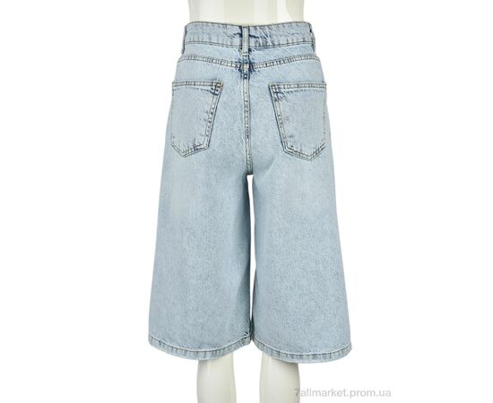 Бриджи женские Лето 1019-01 blue (6 шт. р.сетка 34-40) "Rina Jeans" недорого оптом от прямого поставщика, изображение 3 Фотография Бриджи женские Лето 1019-01 blue (6 шт. р.сетка 34-40) "Rina Jeans" недорого оптом от прямого поставщика, изображение 3