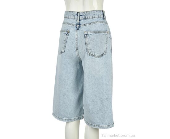 Бриджи женские Лето 1019-01 blue (6 шт. р.сетка 34-40) "Rina Jeans" недорого оптом от прямого поставщика, изображение 4 Фотография Бриджи женские Лето 1019-01 blue (6 шт. р.сетка 34-40) "Rina Jeans" недорого оптом от прямого поставщика, изображение 4