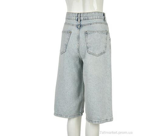 Бриджі жіночі Літо 1019-02 blue (6 шт. р.сітка34-40) "Rina Jeans" недорого оптом від прямого постачальника, зображення 4 Бриджі жіночі Літо 1019-02 blue (6 шт. р.сітка34-40) "Rina Jeans" недорого оптом від прямого постачальника, зображення 4