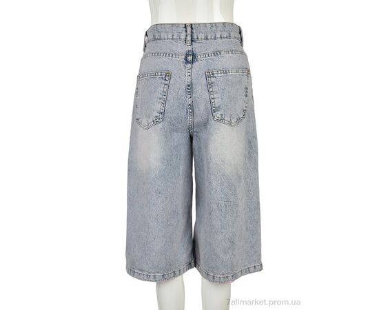 Бриджи женские Лето 1019-03 blue (6 шт. р.сетка 34-40) "Rina Jeans" недорого оптом от прямого поставщика, изображение 3 Фотография Бриджи женские Лето 1019-03 blue (6 шт. р.сетка 34-40) "Rina Jeans" недорого оптом от прямого поставщика, изображение 3