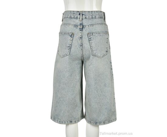 Бриджі жіночі Літо 1019-04 blue (6 шт. р.сітка34-40) "Rina Jeans" недорого оптом від прямого постачальника, зображення 3 Бриджі жіночі Літо 1019-04 blue (6 шт. р.сітка34-40) "Rina Jeans" недорого оптом від прямого постачальника, зображення 3