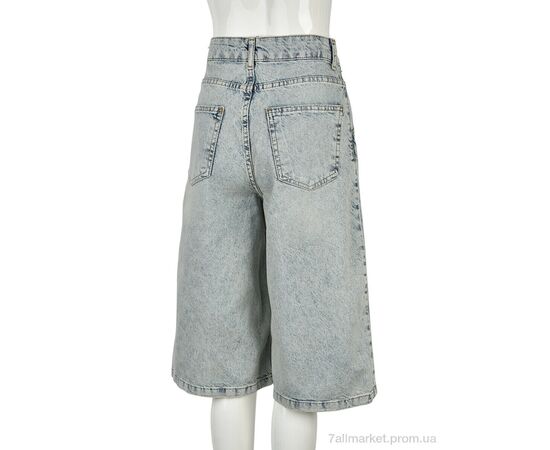 Бриджі жіночі Літо 1019-04 blue (6 шт. р.сітка34-40) "Rina Jeans" недорого оптом від прямого постачальника, зображення 4 Бриджі жіночі Літо 1019-04 blue (6 шт. р.сітка34-40) "Rina Jeans" недорого оптом від прямого постачальника, зображення 4