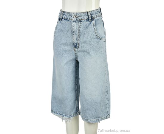 Бриджі жіночі Літо 1019-05 blue (6 шт. р.сітка34-40) "Rina Jeans" недорого оптом від прямого постачальника, зображення 2 Бриджі жіночі Літо 1019-05 blue (6 шт. р.сітка34-40) "Rina Jeans" недорого оптом від прямого постачальника, зображення 2