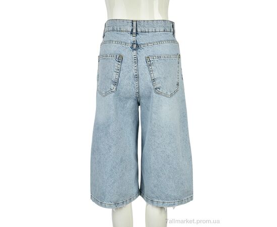 Бриджі жіночі Літо 1019-05 blue (6 шт. р.сітка34-40) "Rina Jeans" недорого оптом від прямого постачальника, зображення 3 Бриджі жіночі Літо 1019-05 blue (6 шт. р.сітка34-40) "Rina Jeans" недорого оптом від прямого постачальника, зображення 3