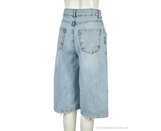 Бриджі жіночі Літо 1019-05 blue (6 шт. р.сітка34-40) "Rina Jeans" недорого оптом від прямого постачальника, зображення 4 Бриджі жіночі Літо 1019-05 blue (6 шт. р.сітка34-40) "Rina Jeans" недорого оптом від прямого постачальника, зображення 4