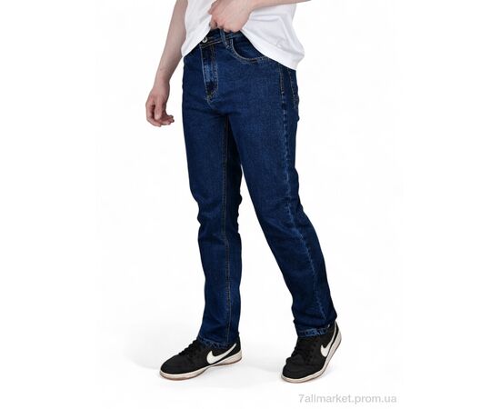 Джинси чоловічі Весна/осінь 7003 класика (8 шт. р.сітка32-40) "Baron" недорого оптом від прямого постачальника, зображення 2
