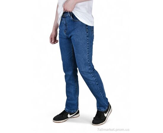 Джинси чоловічі Весна/осінь 7007 класика (8 шт. р.сітка29-38) "Baron" недорого оптом від прямого постачальника, зображення 2