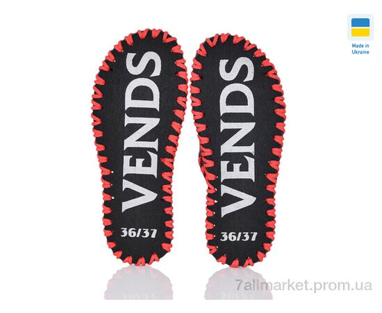 Фотография Тапки женские для дома Весна/осень 242W бордо (9 пар р.36-41) "Active" недорого оптом от прямого поставщика, изображение 2