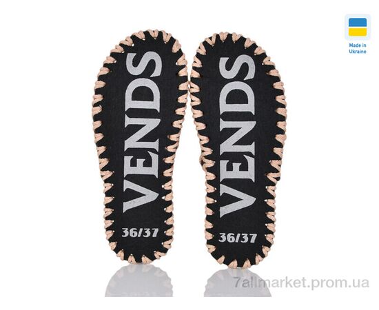 Фотография Тапки женские для дома Весна/осень 268W коричневий (9 пар р.36-41) "Active" недорого оптом от прямого поставщика, изображение 2