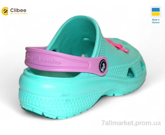 Крокси дитячі літні Літо 116803 (8 пар р.30-36) "Clibee" недорого оптом від прямого постачальника, зображення 3 Крокси дитячі літні Літо 116803 (8 пар р.30-36) "Clibee" недорого оптом від прямого постачальника, зображення 3