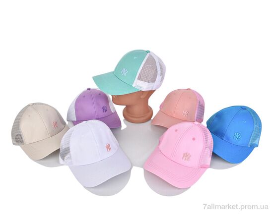 Кепка дитяча Літо 0106-5 mix (5 шт. р.сітка54-56) "KUINH" недорого оптом від прямого постачальника, зображення 2