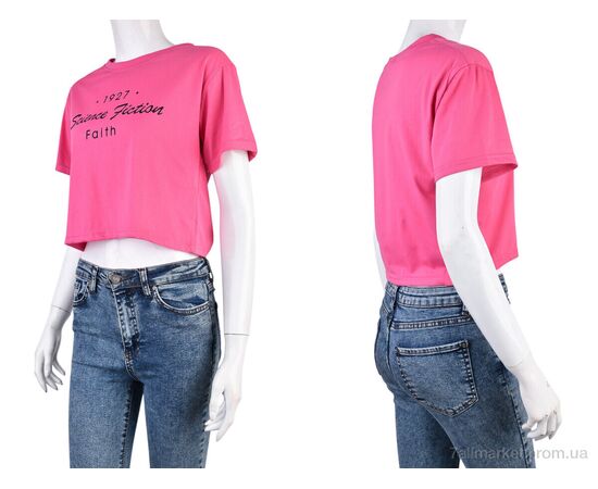 Фотография Футболка женская Лето 08789-16-2 pink (5 шт. р.сетка L-2XL) "Obuvok" недорого оптом от прямого поставщика, изображение 3