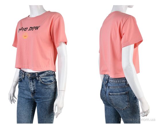 Футболка женская Лето 08789-17 pink (8 шт. р.сетка L-2XL) "Obuvok" недорого оптом от прямого поставщика, изображение 3 Фотография Футболка женская Лето 08789-17 pink (8 шт. р.сетка L-2XL) "Obuvok" недорого оптом от прямого поставщика, изображение 3