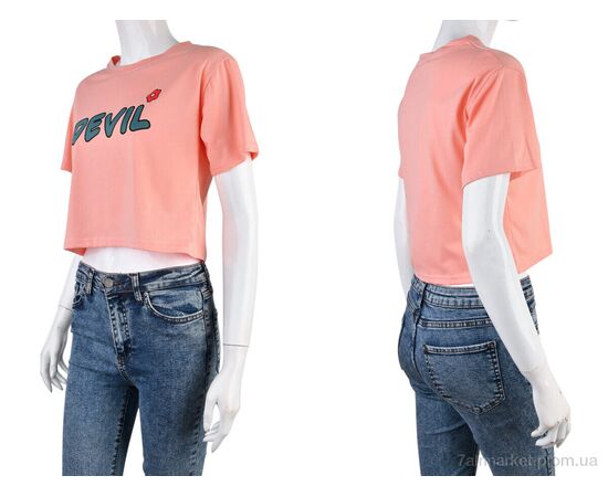 Фотография Футболка женская Лето 08789-17-2 pink (6 шт. р.сетка L-2XL) "Obuvok" недорого оптом от прямого поставщика, изображение 3