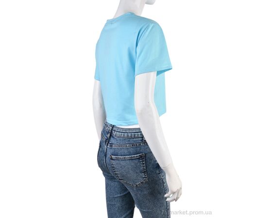 Фотография Футболка женская Лето 08789-18 l.blue (5 шт. р.сетка L-2XL) "Obuvok" недорого оптом от прямого поставщика, изображение 2