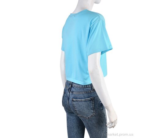 Фотография Футболка женская Лето 08789-18-3 l.blue (4 шт. р.сетка L-2XL) "Obuvok" недорого оптом от прямого поставщика, изображение 2