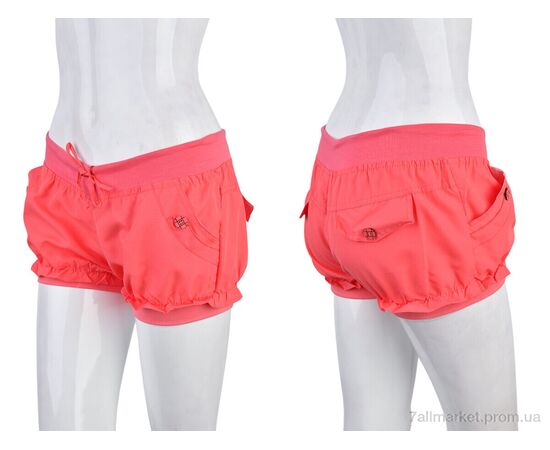 Шорти жіночі Літо 7012-1 pink (02019) (8 шт. р.сіткаM-2XL) "Obuvok" недорого оптом від прямого постачальника, зображення 3