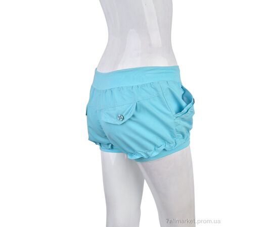 Шорти жіночі Літо 7012-2 l.blue (02019) (8 шт. р.сіткаM-2XL) "Obuvok" недорого оптом від прямого постачальника, зображення 2