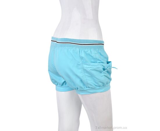 Шорти жіночі Літо 7020-2 l.blue (02019) (8 шт. р.сіткаM-2XL) "Obuvok" недорого оптом від прямого постачальника, зображення 2