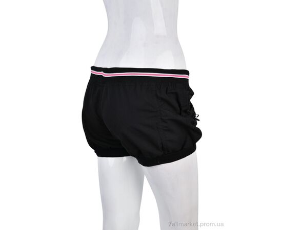 Шорти жіночі Літо 7020-5 black (02019) (8 шт. р.сіткаM-2XL) "Obuvok" недорого оптом від прямого постачальника, зображення 2 Шорти жіночі Літо 7020-5 black (02019) (8 шт. р.сіткаM-2XL) "Obuvok" недорого оптом від прямого постачальника, зображення 2