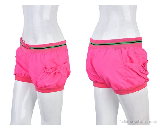 Фотография Шорты женские Лето 7020-6 pink (02019) (8 шт. р.сетка M-2XL) "Obuvok" недорого оптом от прямого поставщика, изображение 3