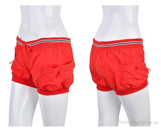 Шорты женские Лето 7020-7 red (02019) (8 шт. р.сетка M-2XL) "Obuvok" недорого оптом от прямого поставщика, изображение 3 Фотография Шорты женские Лето 7020-7 red (02019) (8 шт. р.сетка M-2XL) "Obuvok" недорого оптом от прямого поставщика, изображение 3