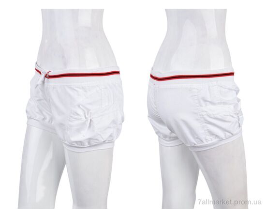 Шорти жіночі Літо 7020-9 white (02019) (8 шт. р.сіткаM-2XL) "Obuvok" недорого оптом від прямого постачальника, зображення 3