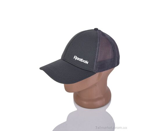 Кепка унісекс Літо 0201-4 grey (5 шт. р.сіткаOne size) "KUINH" недорого оптом від прямого постачальника, зображення 2 Кепка унісекс Літо 0201-4 grey (5 шт. р.сіткаOne size) "KUINH" недорого оптом від прямого постачальника, зображення 2