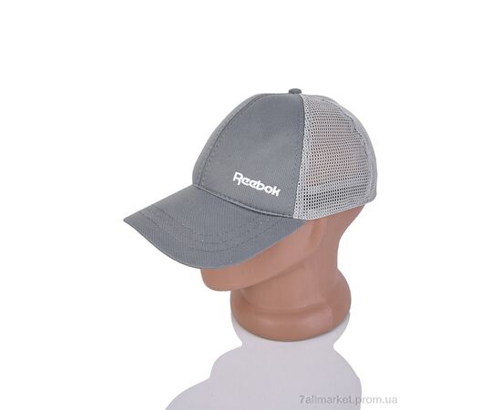 Кепка унісекс Літо 0201-7 grey (5 шт. р.сіткаOne size) "KUINH" недорого оптом від прямого постачальника, зображення 2 Кепка унісекс Літо 0201-7 grey (5 шт. р.сіткаOne size) "KUINH" недорого оптом від прямого постачальника, зображення 2