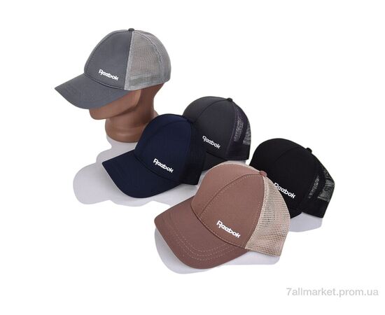 Фотография Кепка для мужчин Лето 0201-8 mix (5 шт. р.сетка One size) "KUINH" недорого оптом от прямого поставщика, изображение 2
