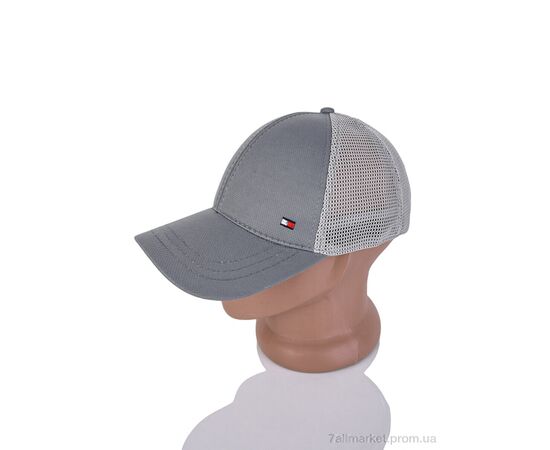 Кепка унісекс Літо 0202-1 grey (5 шт. р.сіткаOne size) "KUINH" недорого оптом від прямого постачальника, зображення 2 Кепка унісекс Літо 0202-1 grey (5 шт. р.сіткаOne size) "KUINH" недорого оптом від прямого постачальника, зображення 2