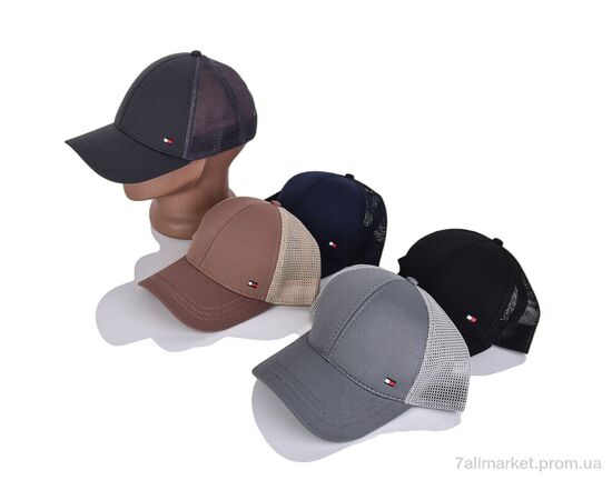 Фотография Кепка для мужчин Лето 0202-8 mix (5 шт. р.сетка One size) "KUINH" недорого оптом от прямого поставщика, изображение 2