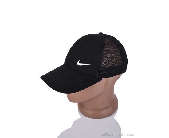 Кепка унісекс Літо 0203-4 black (5 шт. р.сіткаOne size) "KUINH" недорого оптом від прямого постачальника, зображення 2