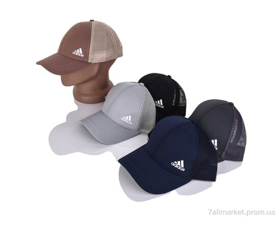 Фотография Кепка для мужчин Лето 0204-8 mix (5 шт. р.сетка One size) "KUINH" недорого оптом от прямого поставщика, изображение 2