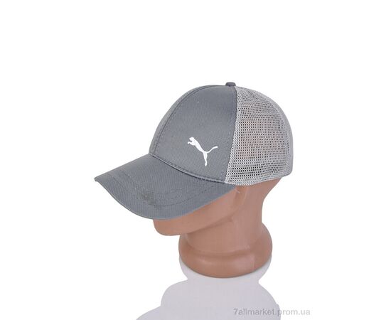 Кепка унісекс Літо 0205-7 grey (5 шт. р.сіткаOne size) "KUINH" недорого оптом від прямого постачальника, зображення 2 Кепка унісекс Літо 0205-7 grey (5 шт. р.сіткаOne size) "KUINH" недорого оптом від прямого постачальника, зображення 2