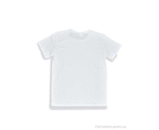 Футболка чоловіча Літо 821-M білий (5 шт. р.сіткаM-3XL) "Textile" недорого оптом від прямого постачальника, зображення 3