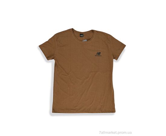 Фотография Футболка мужская Лето 822-M коричневий (5 шт. р.сетка M-3XL) "Textile" недорого оптом от прямого поставщика, изображение 2