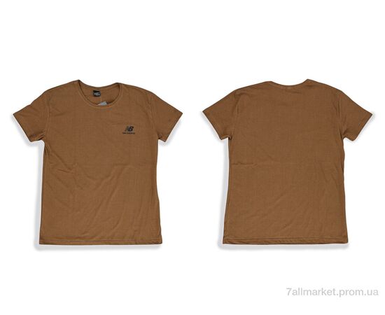 Фотография Футболка мужская Лето 822-M коричневий (5 шт. р.сетка M-3XL) "Textile" недорого оптом от прямого поставщика, изображение 4