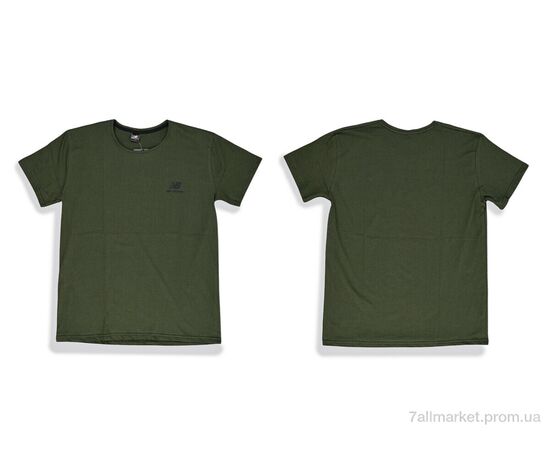 Футболка чоловіча Літо 824-M хакі (5 шт. р.сіткаM-3XL) "Textile" недорого оптом від прямого постачальника, зображення 4