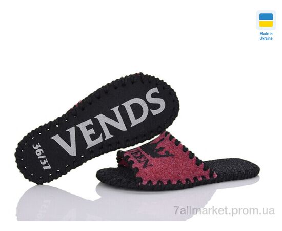 Фотография Тапки женские для дома Весна/осень 238W ягідний (9 пар р.36-41) "Active" недорого оптом от прямого поставщика, изображение 2