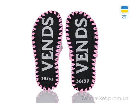 Фотография Тапки женские для дома Весна/осень 172W сірий (9 пар р.36-41) "Active" недорого оптом от прямого поставщика, изображение 2