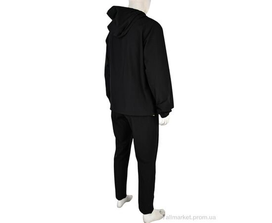Фотография Спортивный костюм мужской Весна/осень 4101-A53-1 black (5 шт. р.сетка M-3XL) "Мир" недорого оптом от прямого поставщика, изображение 2