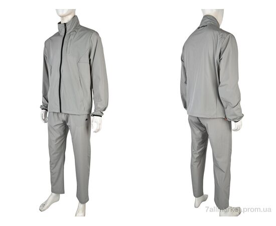 Фотография Спортивный костюм мужской Весна/осень 4101-A56-3 grey (5 шт. р.сетка M-3XL) "Мир" недорого оптом от прямого поставщика, изображение 3